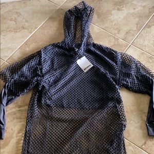 IVY PARK(R) Mesh Overlay Hoodie